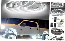15.5in Pure White Wheel Ring Lights,576Leds Double Row Super pure white-15in