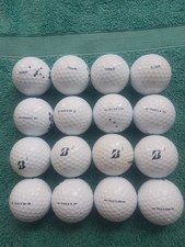 Bridgestone Tour B Xs B X -B Rxs-B Rx Golf Balls x 16 Good Condition
