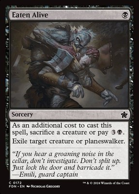 Eaten Alive | #172 | FDN | MTG | Foil | LP