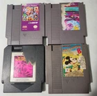 NES GAME LOT Eliminator Boat Duel Mendel Palace Mickey Krazy Kreatures Test+Work