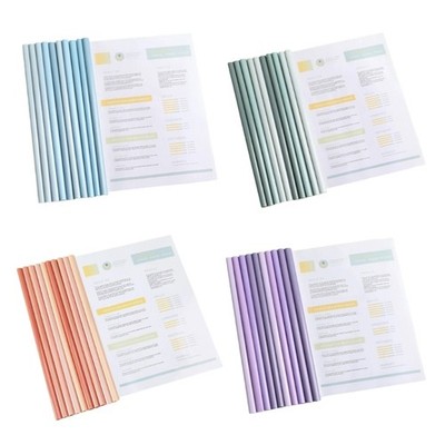 Report Folders with Clear Cover 60 Sheet Capacity Report Cover with Sliding Bar