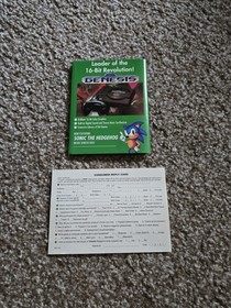 Sonic the Hedgehog 2 (Sega Game Gear, 1992) Complete CIB 1st Print Made in Japan