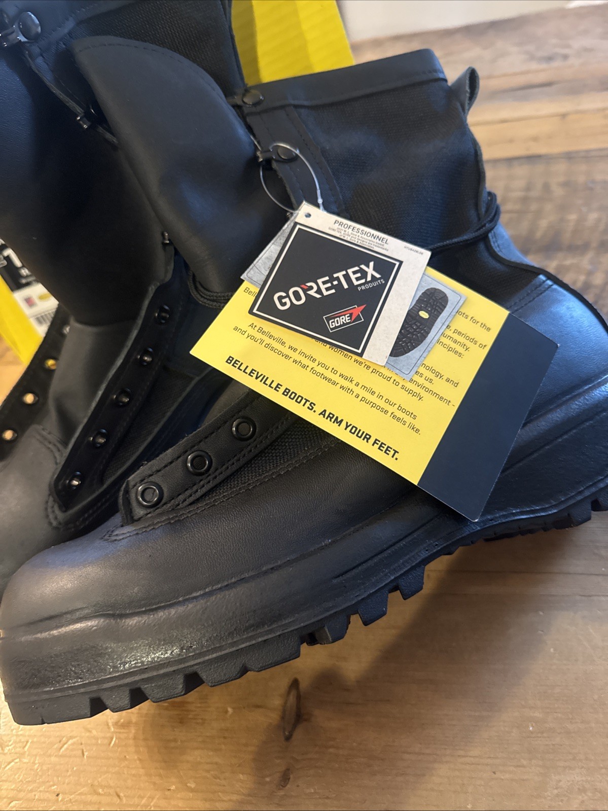 Belleville Men's Waterproof Duty Boot VANGUARD Black 700V NWT In Box Size 10