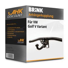Für VW Golf V Variant 01.2007-07.2009 BRINK Anhängerkupplung abnehmbar NEU