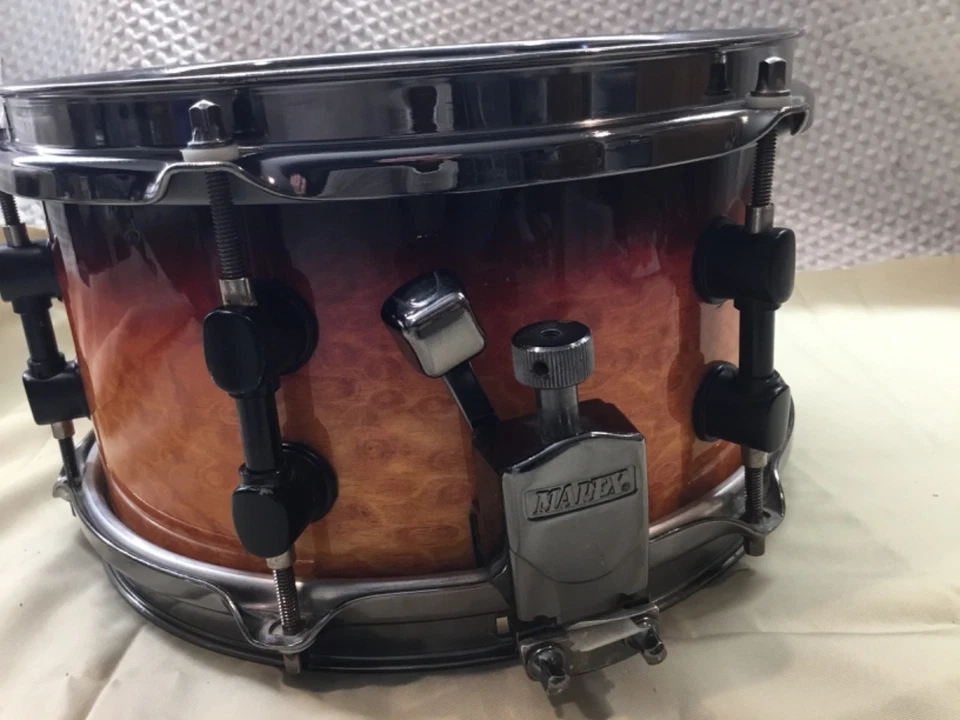 Mapex 10”x5.5 custom Birds Eye maple snare drum - Image 2 of 4