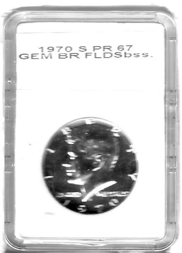 1970 s kennedy proof silver half dollar
