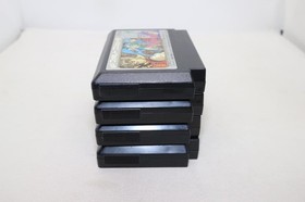 [Famicom] Software 4 items Dragon Quest I/II/III/IV