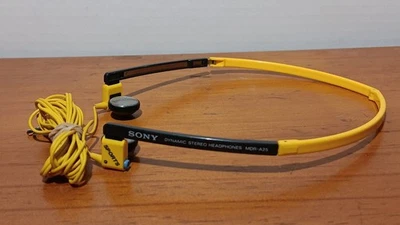 Sony Yellow Headphones | eBay