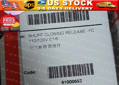 One ABB 1SDA038300R1 61000652 Air Circuit Breaker New Fast Shipping