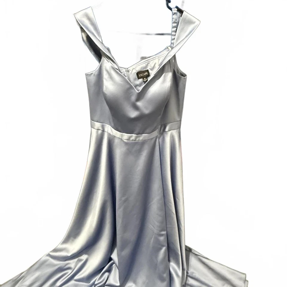 Xscape Women's Blue and Purple Dress - image 1 of 4