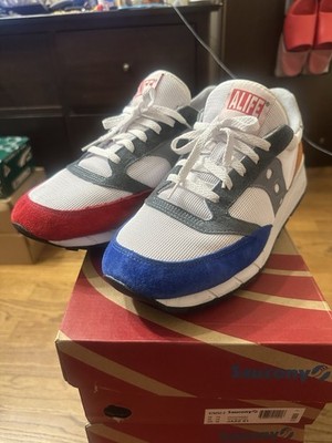 Saucony Jazz 91 x Alife Mismatch Size 13 Men's Red Green Blue Orange