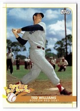 2020 Topps Opening Day - Spring Has Sprung Ted Williams Boston Red Sox