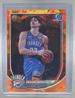 2025 Bowman Chrome Sapphire Basketball Orange Brooks Barnhizer #BCV-45