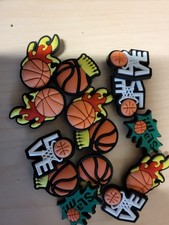 Lot of Basketball Croc Charms shoe Charms Jibbits