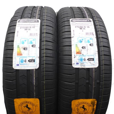 215 65 16 2x CONTINENTAL 215/65 R16 98H PremiumContact5 Sommerreifen 2019 VOLL