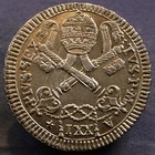 STATO PONTIFICIO - PIO VI - DUE CARLINI - ANNO XXI - 1795 - ROMA - ARGENTO