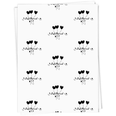 Geschenkpapier/Geschenkanhänger ''Just Married'' (GI053411)