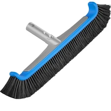 Pool Brush 17.5'' Heavy Duty Swimming Pool Brushes for Cleaning Pool Walls & ...