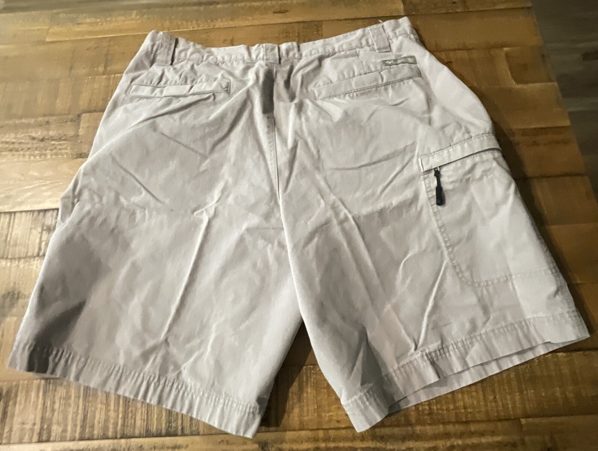 ★★Columbia★★ CU SIGNATURE CARGO NYLON SHORTS PANTS Light Columbia Orange Nylon omni Shade Water Repel Cargo shorts