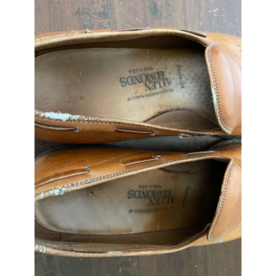 Allen Edmonds Mens Saratoga Loafer Dress Shoes Brown Apron  display picture 2