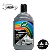 Turtle Wax Color Magic Car Paintwork Polish Restores Scratch Faded 500ml Silver