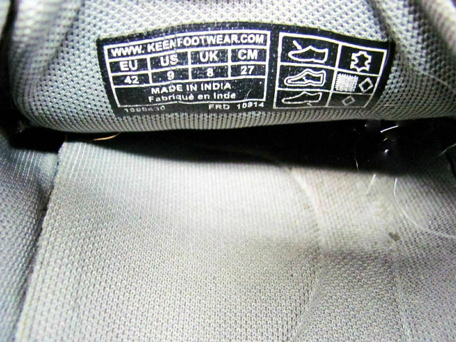 Scarpa uomo Keen Austin taglia 9M marrone Oxford passeggio escursionismo atletica usata qp