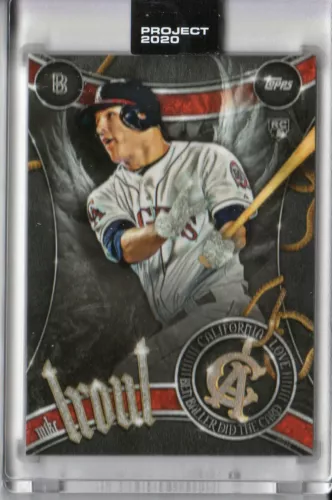   Topps-Project-2020-Mike-Trout-Card-51-Designed-by-BEN BALLER PR 34950