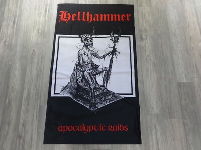 Hellhammer Flag Flagge Poster Black Metal Mayhem Celtic Frost Venom Destruction