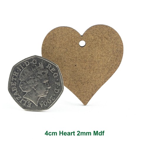 Wooden & MDF hearts stars and luggage tags. Craft shapes blanks and cut outs - Picture 13 of 37