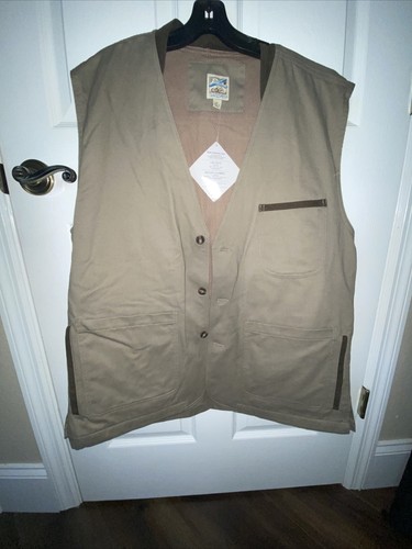 Gilet TravelSmith Femme Taille L - Marron - Nombreuses Poches - Pêche, Photo, Safari