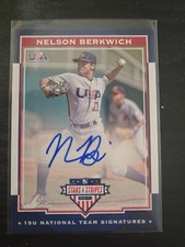 2017 Panini USA Baseball Stars & Stripes /199 Nelson Berkwich #1 Auto