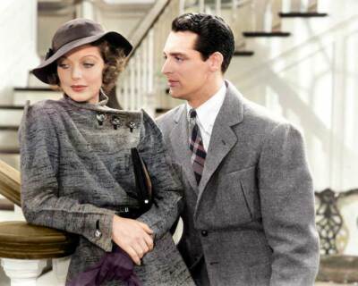 Cary Grant Loretta Young 8x10 RARE COLOR Photo 777