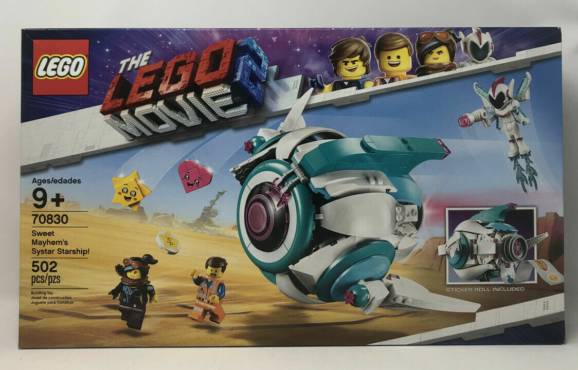 vedhæng permeabilitet anbefale LEGO The Lego Movie 2 #70830 Sweet Mayhem's Systar Starship 673419302296 |  eBay
