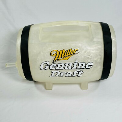 Vintage Miller Genuine Draft MGD Plastic Beer Keg Barrel Tailgate