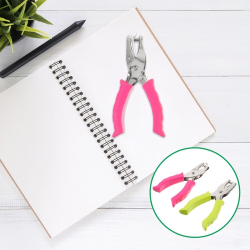 2pcs Paper Crafts Metal Hole Puncher Hole Punchers Craft Hole Punch Office - Picture 12 of 12