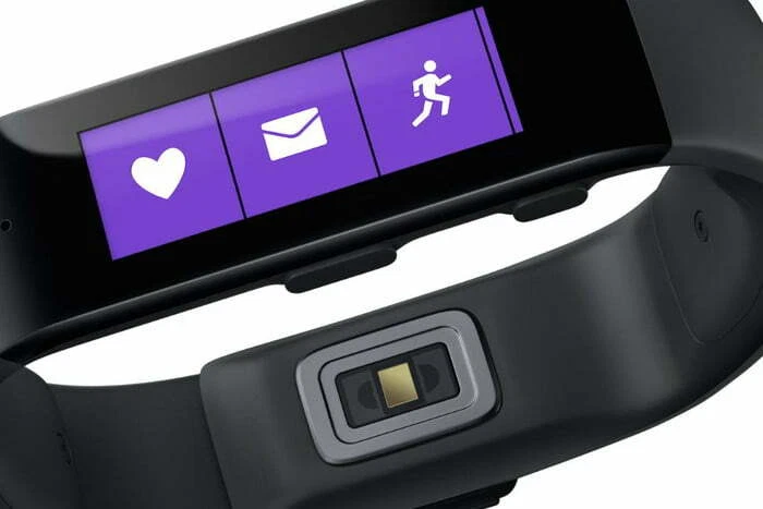 NEW Microsoft Band One Medium Smart Watch Sports Heartrate Email Weather Fitness - Image 3 of 4