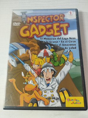 El Inspector Gadget 5 Episodes Vol 1 Animation - DVD Region 2 Spanish English Am