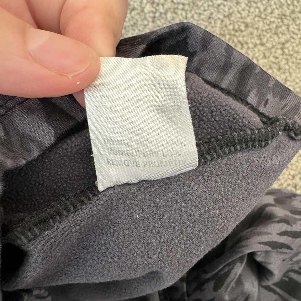 Camisa Atlética Marika Cuarto Cremallera Estampado Moteado Aislado Gris Negro Azul Talla M Foto 4 de 4