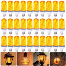LED Flame Effect Light Bulb- Simulated Nature Fire Flicker Lamp, E27 USA Base 5w