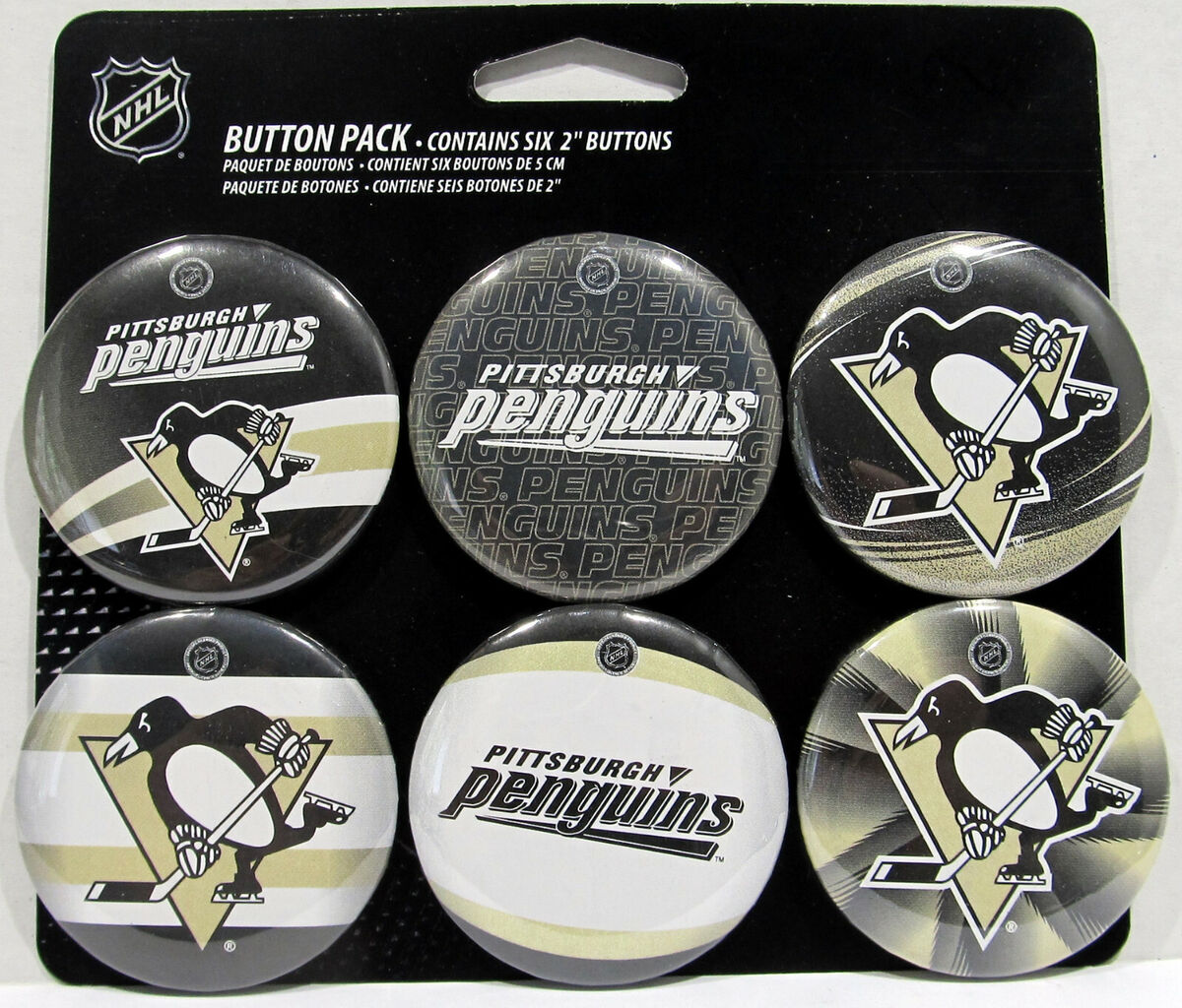 NHL Hockey All 32 Teams - 1 Pinback Buttons