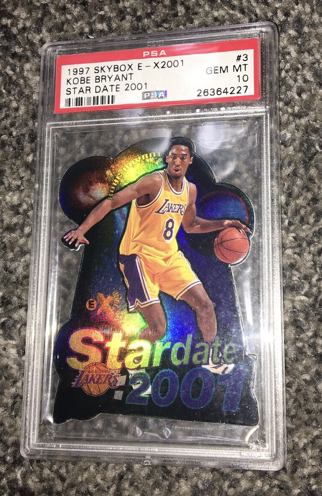 1997 SKYBOX E-X2001 KOBE BRYANT PSA 10 STARDATE 2001 IMPOSSIBLE POP 8!!  🔥🔥🔥🔥