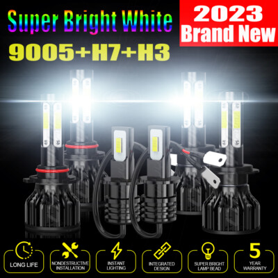 For Subaru Tribeca 2008-2014 6000K LED Headlight High Low Fog Lights Bulbs Combo