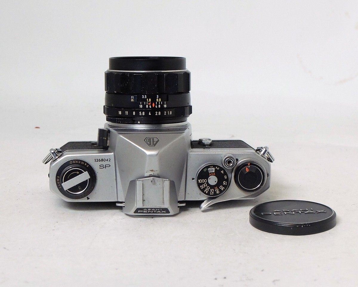 ASAHI PENTAX SPOTMATIC スーパータクマー付 Asahi Pentax Spotmatic SP Super Takumar 55mm 1:1.8 Lens 35mm