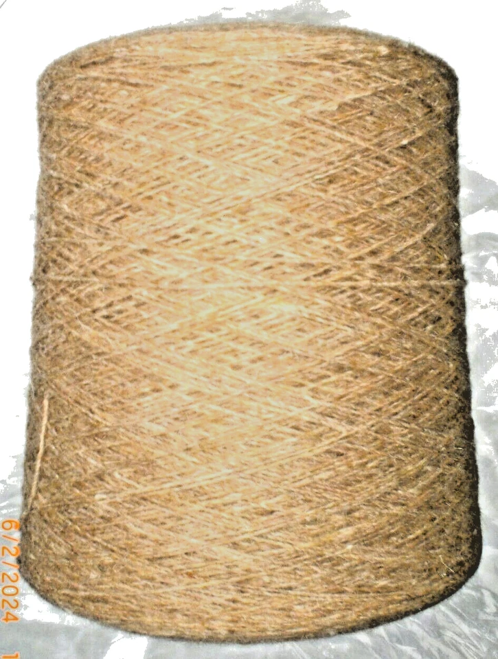 WOOL, OFF MOORIT RARE SHEEP, NATURAL CAMEL COLOUR, SOFT, ARAN, 1,000g  FREE POST - Image 3 of 4