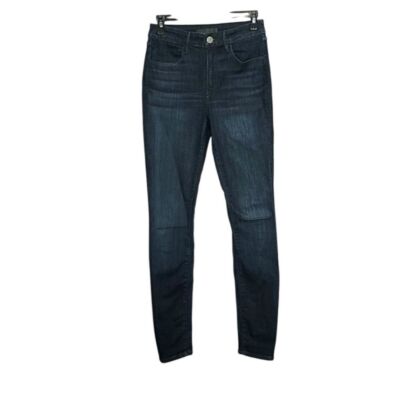 3x1 N&Y Women s Sz 26 High-Rise Med blue Wash Skinny Jeans Stretch  W3XC50221
