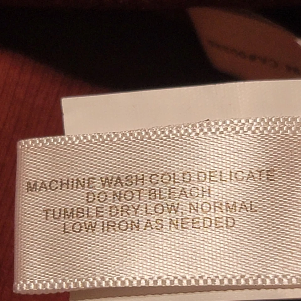 Cutter and Buck Men's Pullover Shirt Sz L Burgundy V-Neck Sweater Pima Cotton - Image 4 of 4