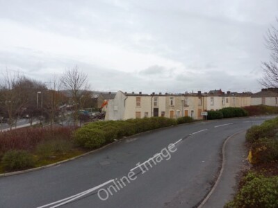 Photo 6x4 Portland Street, Accrington As view from the service to Matalan c2011