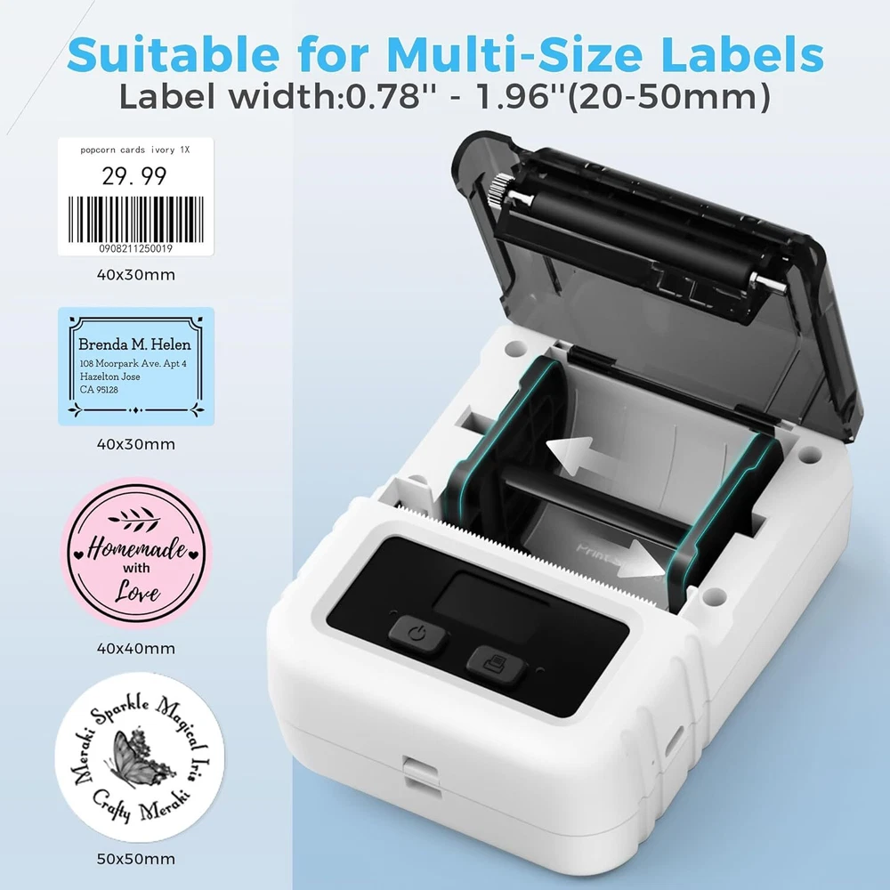 Bluetooth M120 Label Maker Portable 2 Inch Printer for Home and Office Use Bluetooth M120 Label Maker Portable 2 Inch Printer for Home and Office Use