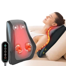 Snailax Back Neck Shoulder Massager with Heat for Back Pain Deep Tissue,Gifts