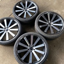 Gianelle 22x9J+30 22x10.5J+35 5x120 Wheels Tires Set of 4 For Lexus LS LC